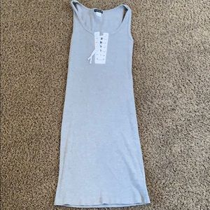 Cotton ribbed dress